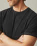 Men's Hemp Jersey Crew Tee - Black